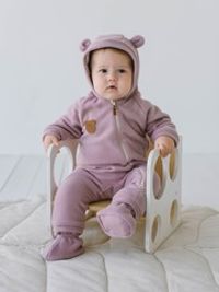 Сапожки флисовые "Орхидея" 0+