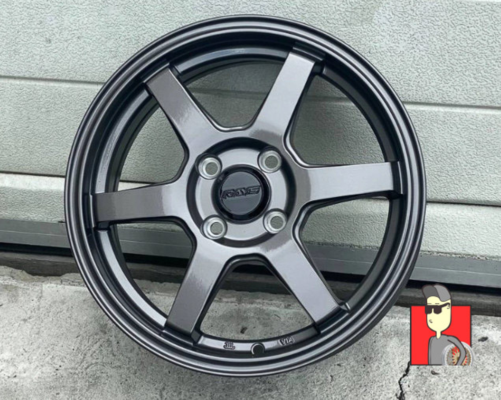 Комплект дисков Rays TE37 15x5.5 et43 4x100