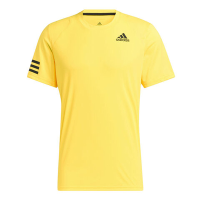 Мужское теннисное поло adidas Club 3 Stripes T-Shirt Men - Yellow