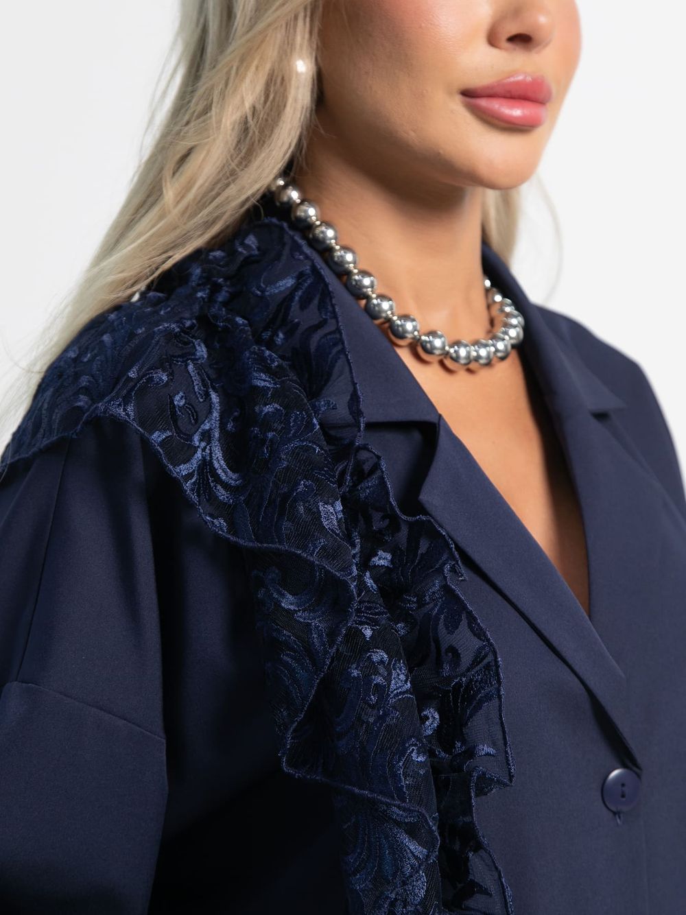 Костюм брючный Стилизация (темно-синий) К15331-4М LT Collection