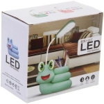 Настольная лампа «Sweet - Улиточка» 30*12*7 см LED с подстаканником, USB 0.6-3W, Зеленый