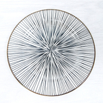 Тарелка десертная 20см Line (черный)