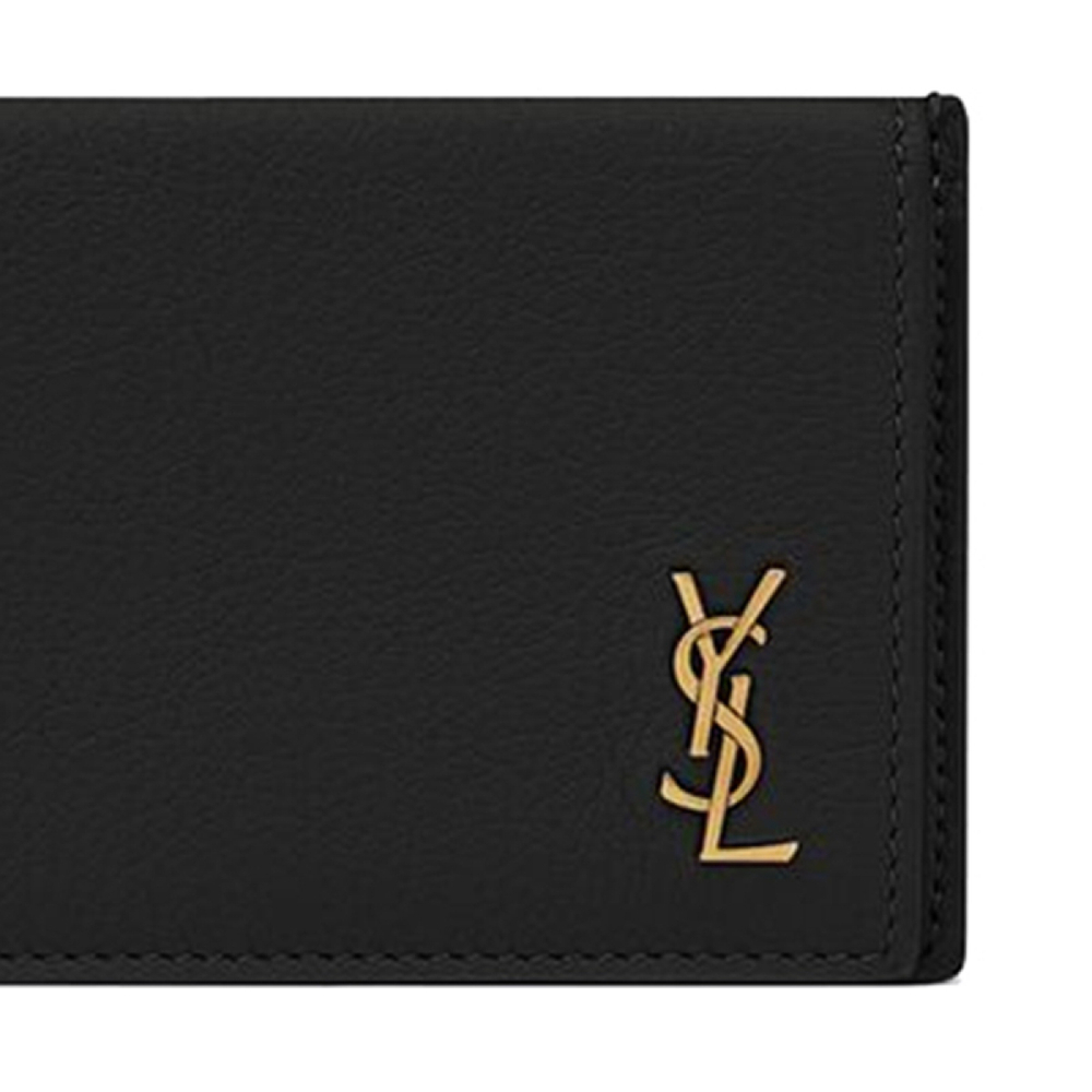 Картхолдеры и кошельки SAINT LAURENT YSL Monogram Tiny Logo, 635264-15B0W-1000