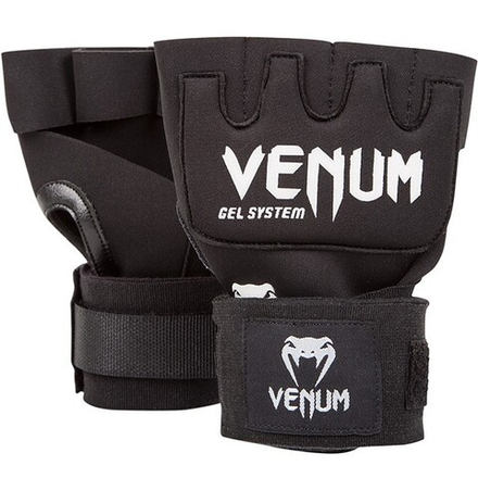 Гелевые бинты боксерские Venum Gel Kontact Black (пара)