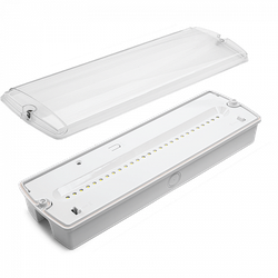 Аварийный светильник WOLTA PRO ОРИЕНТИР ДБО03-4-052-6К с БАП EM3 4,5Вт 6500К IP65 Прозрачный 184лм 352х110х68мм