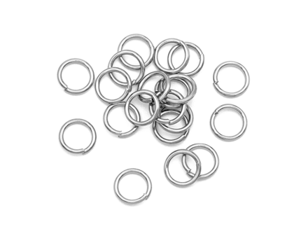 Колечки соединительные, сталь (1 грамм)