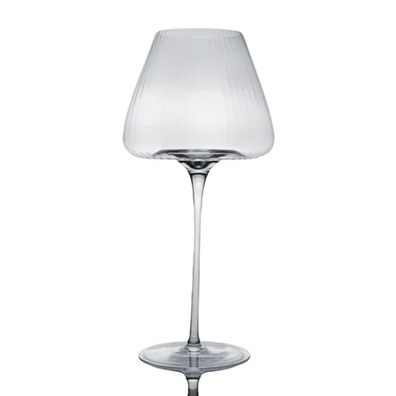 Бокал для вина 710 мл "Zie Optical" d 6,6 см h25,3 см оптические грани P.L. - BarWare [4]