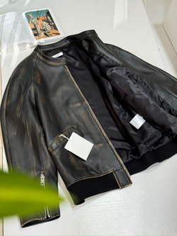 Кожаная куртка The Row