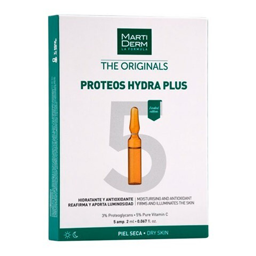 MartiDerm Proteos Hydra Plus Ампулы/сыворотка для сухой и обезвож. кожи