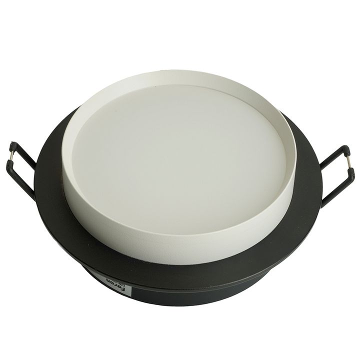 Светильник встраиваемый Feron DL507 потолочный GX53 черный + белый круг 51352