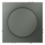 Светорегулятор встраиваемый VOLTUM S70 поворотно-нажимной 600 Вт, (титан)