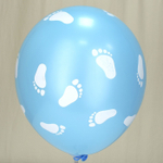 Воздушные шары Латекс Оксидентл с рисунком К рождению мальчика, 25 шт. размер 12" #6049263