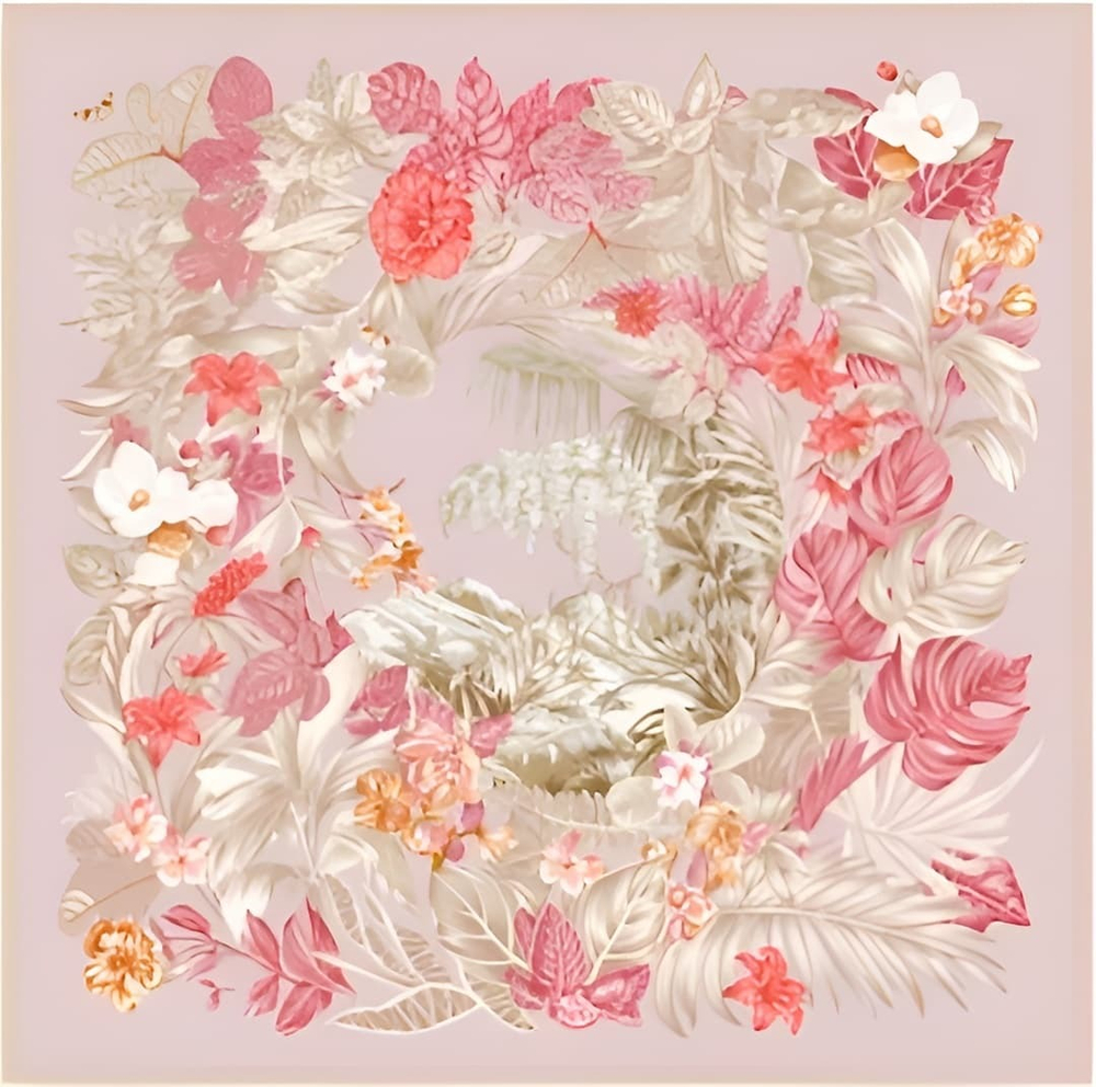 Платок двойной печати 88x88 см AV-HA33301