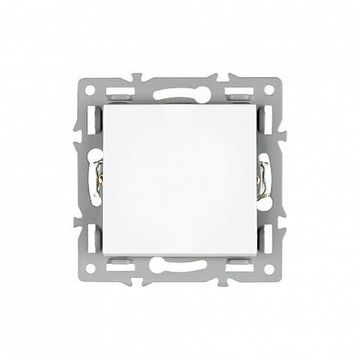 Механизм выключателя одноклавишный перекрёстный 043718 белый SWT-MKX1-PL-WH (250V, 16A) Arlight