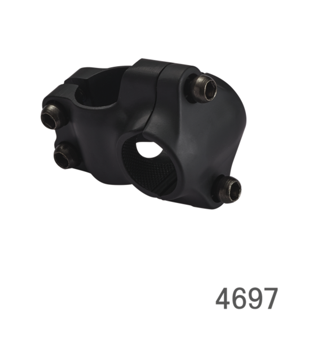 Зажим для руля с винтами, черный