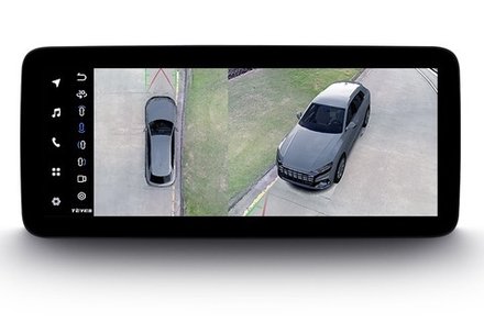 Магнитола для Mazda 3 BP 2019-2023 (ШГУ с монитором) - Teyes LUX ONE 360 монитор 12.3", Android 10, CarPlay, 4G SIM-слот, 6/128 ГБ, 4 камеры в комплекте