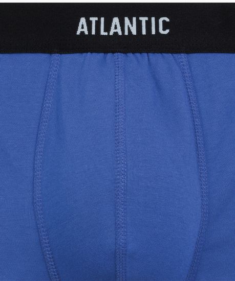 Трусы мужские боксеры (3шт) Atlantic 3MH-229, хлопок, черный + голубой + черный