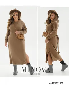 Платье 2327-бежевый Minova