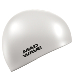 Шапочка для плавания силиконовая Mad Wave Intensive Big