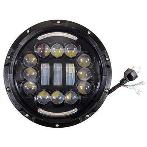 Фара дневного света 12/24 В Off-Road 40 Вт 15 LED 6000К круглая 177х85мм Б+Ж Niva Skyway