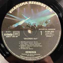 Винтажная виниловая пластинка LP Genesis Seconds Out (Франция 1978)