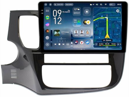Магнитола Mitsubishi Outlander 3 2012-2022 (левый руль) - Teyes CC4-PRO монитор 10.36" 2K QLED на Android 13, Snapdragon 778G, AI, CarPlay, DSP, 4G SIM-слот