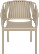 Кресло пластиковое Siesta Contract Portofino, бежевый