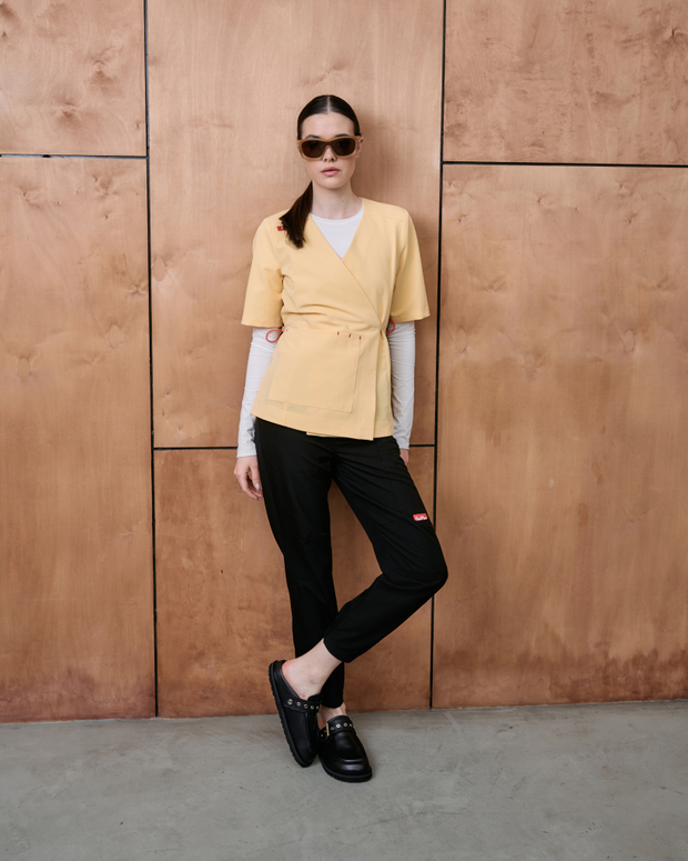 Топ с запахом медицинский женский Йошо, цитрин