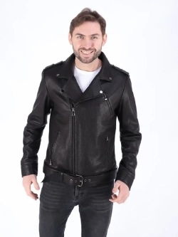Косуха мужская  кожаная,  куртка мужская