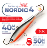 Балансир Lucky John Nordic №4 без тройника (40мм, 12гр), 10шт/уп