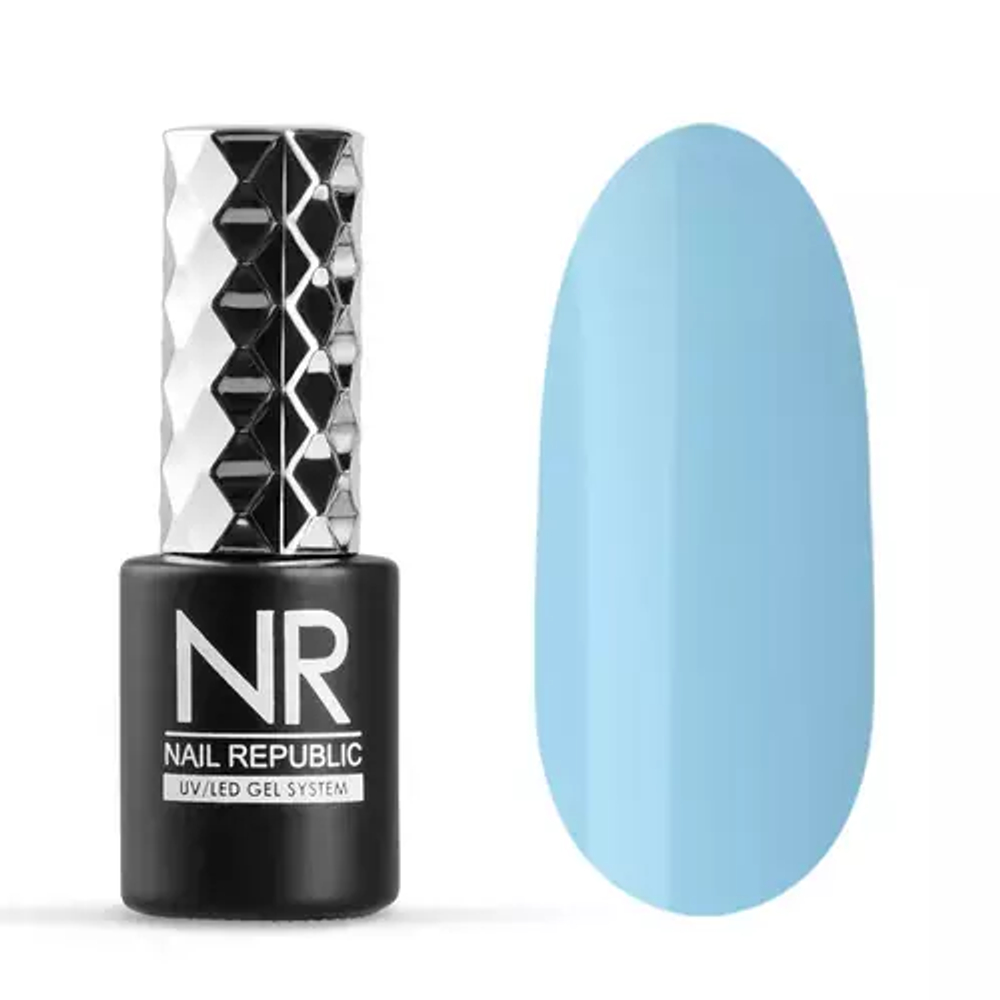 Nail Republic Гель-лак 314 Светло-голубой, 10 мл