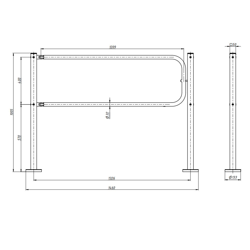 Секция Антипаника Carddex RTA-011 (с механическим замком)