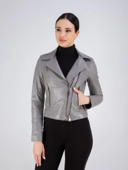 Кожаная куртка демисезонная косуха