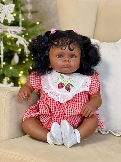 Кукла Реборн мягконабивная 60см в пакете (FA-586)