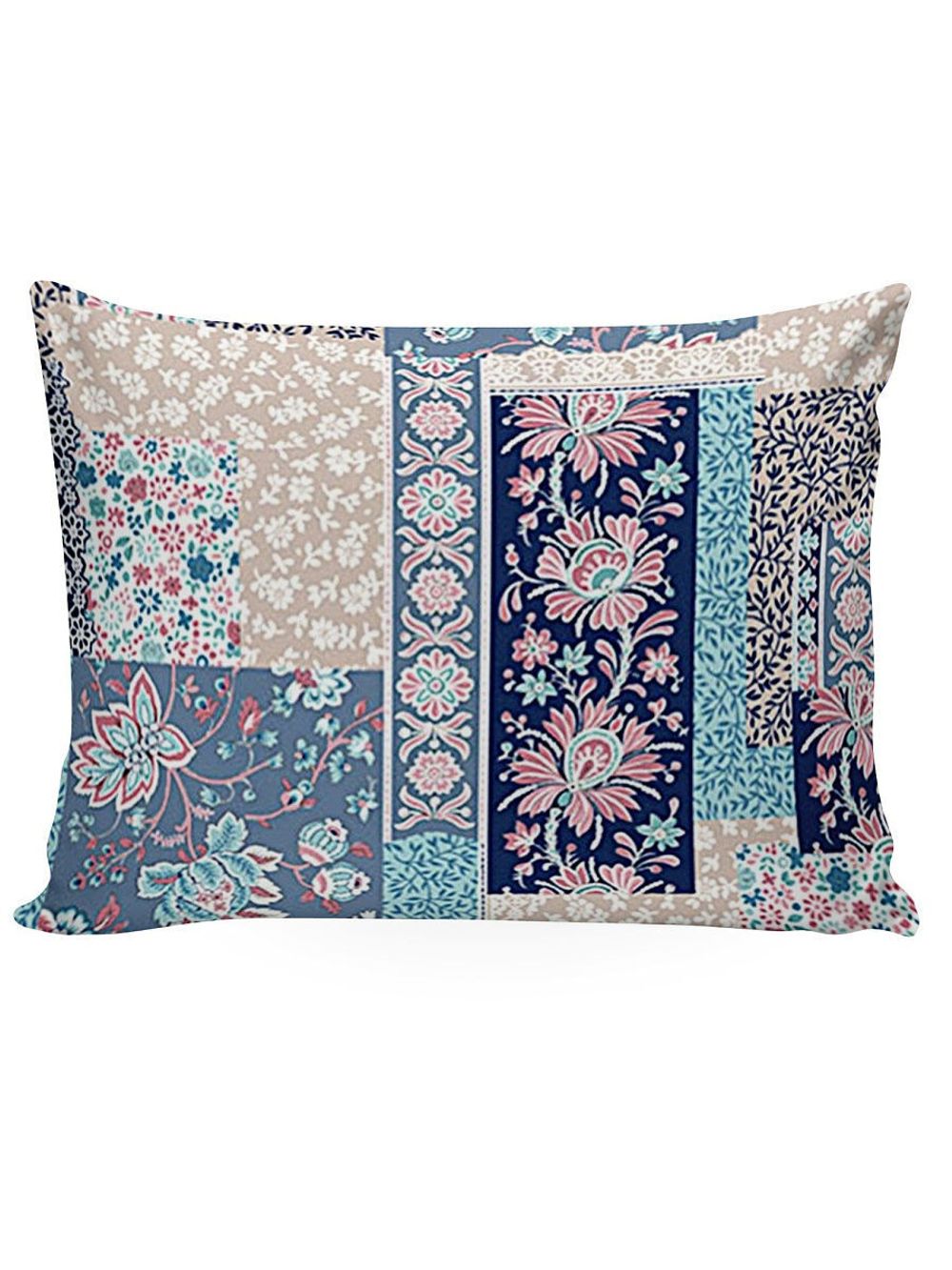 Постельное белье Сказка "Лоскутная мозаика" 1,5-сп Наволочка 50х70 см 1 шт Простынь на резинке 90х200 см Пододеяльник 145х215 см, перкаль