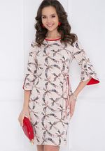 ПЛАТЬЕ ДЖОВИНАЦЦО (БЕЙЖ) Bellovera (Акция)