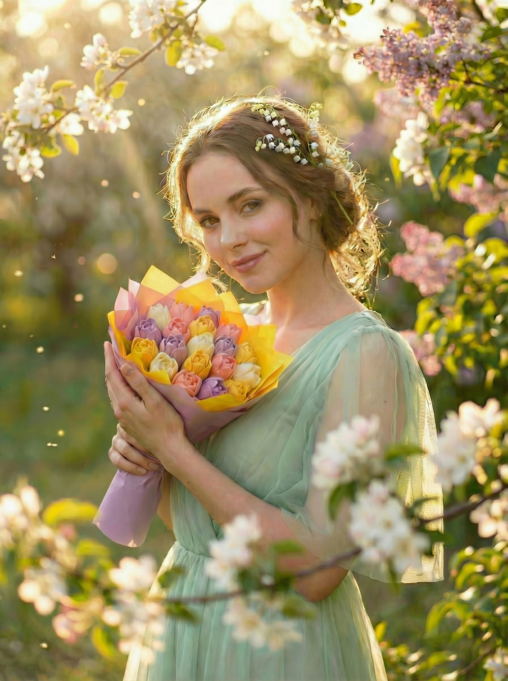 Букет "Тюльпаны" 19 штук