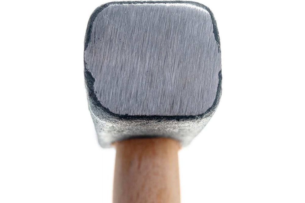 Молоток слесарный, 400 г, квадратный боек, деревянная рукоятка Сибртех, 10216