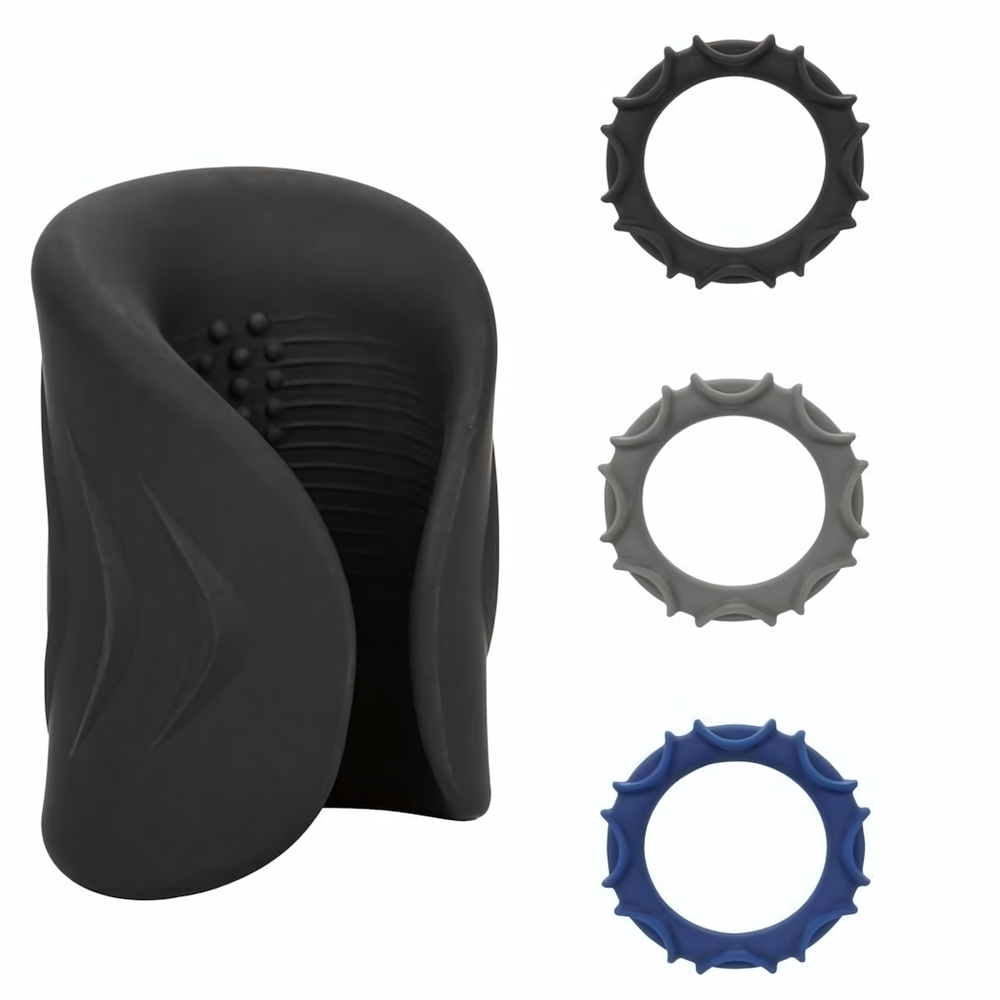 Черный вибромастурбатор Pro Stroker (Цвет: черный)