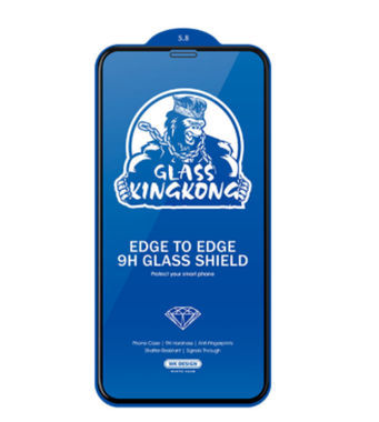 WK Tempered Glass KingKong Series WTP-038 3D Enjoy Edition Curved For iPhone 12 Mini Black MOQ:20 (High-Clear)高清膜
