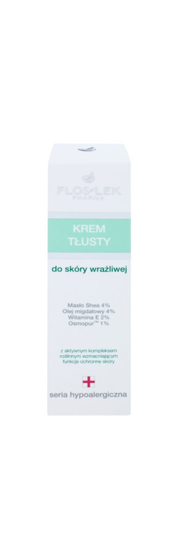 FlosLek Pharma Hypoallergic Line - Интенсивно питательный ночной крем для чувствительной кожи, склонной к раздражению. /   50  ml  / GTIN 5905043001111