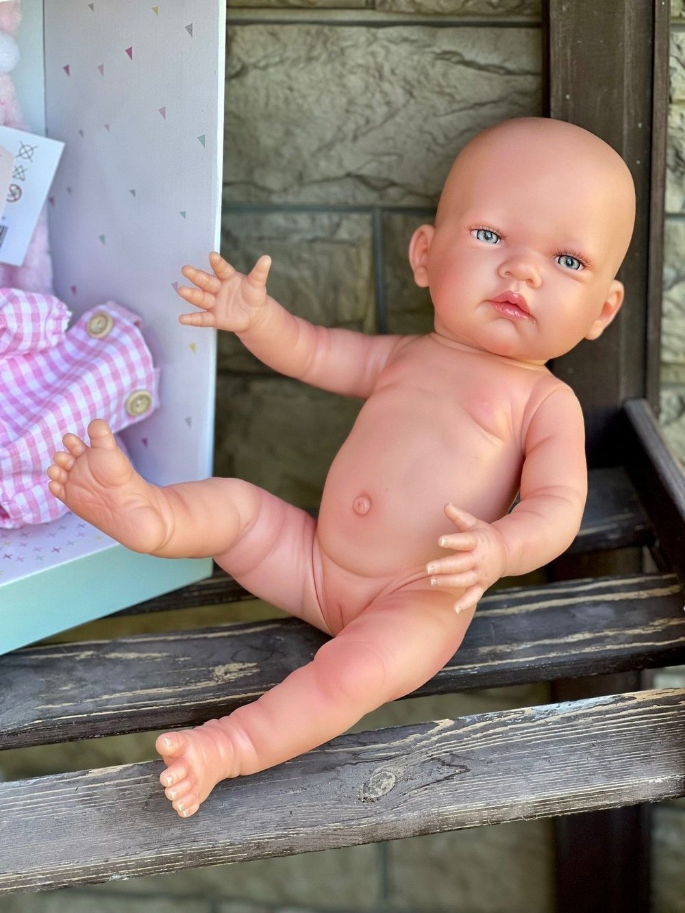 Кукла Реборн Nines 45см Rubi виниловая (N0202)