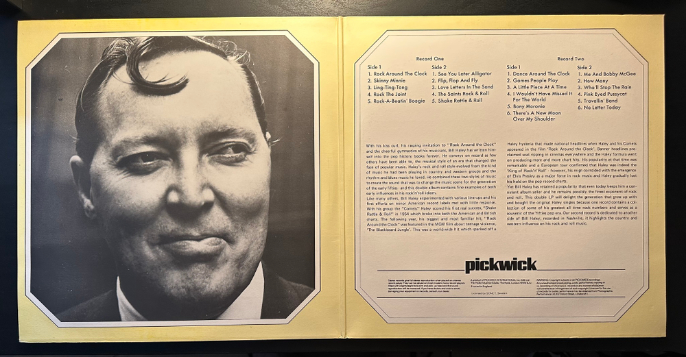 Bill Haley - The Bill Haley Collection 2LP (Англия 1975г.)