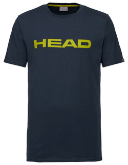 Футболка для мальчика теннисная Head Club Ivan T-Shirt JR - dark blue/yellow