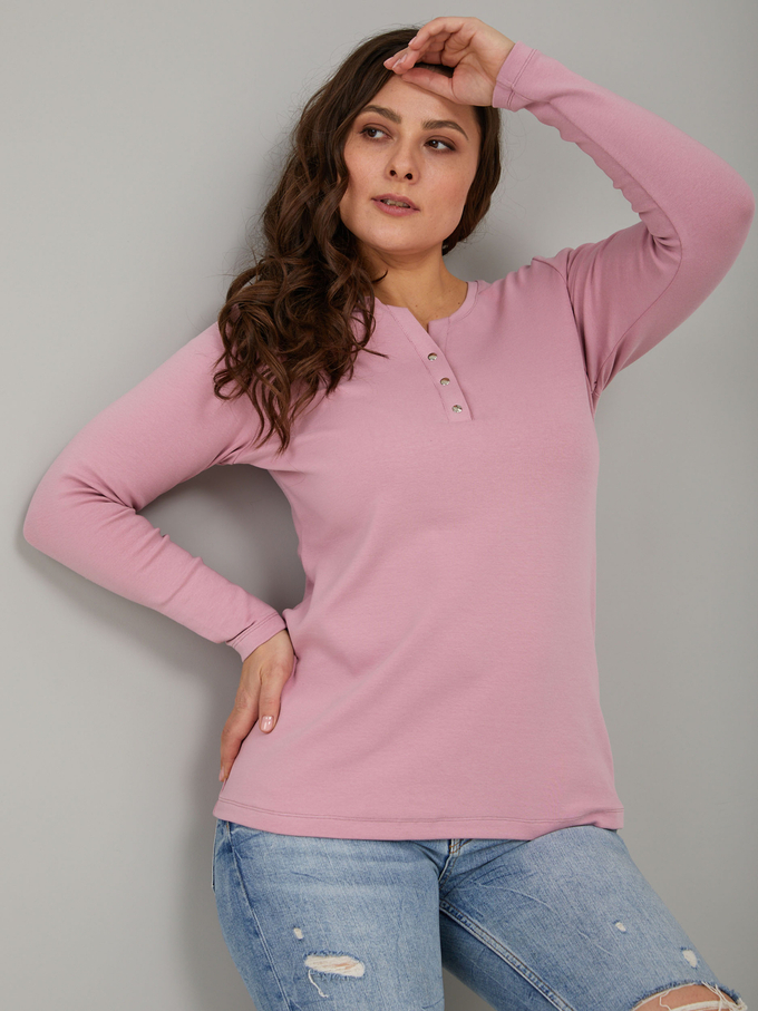 Лонгслив ЛНр-008/розовый