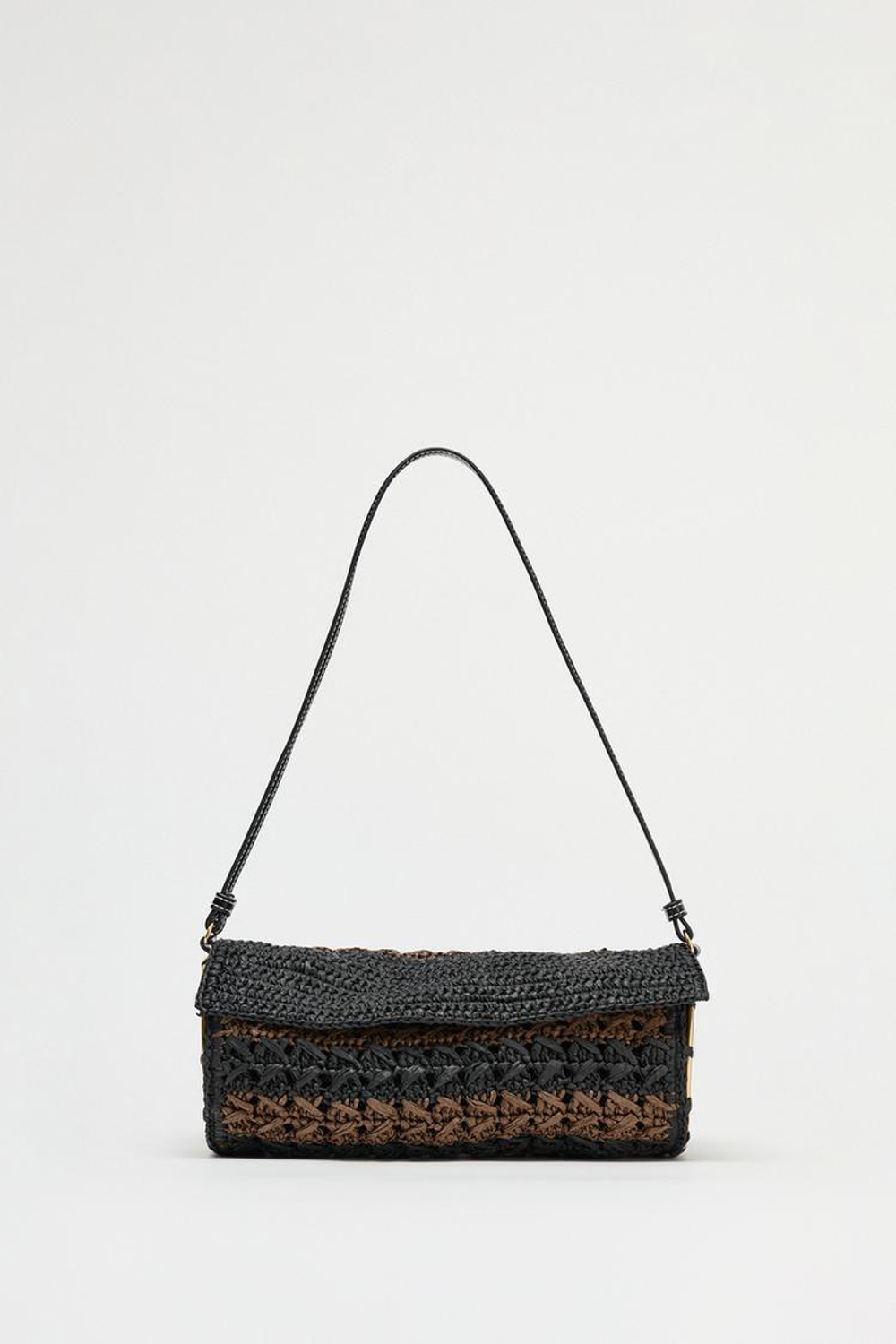 ZARA СУМКА ИЗ ИСКУССТВЕННОЙ РАФИИ, РАЗНОЦВЕТНЫЙ