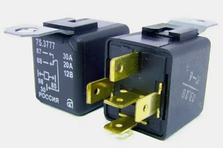 Реле 5-ти конт 12V 30А с ухом Авар 75.3777