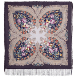 Павловопосадский платок На гребне волны 1735-15