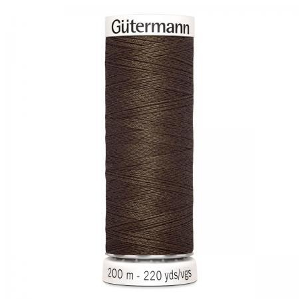 Нить Sew-All 200 м, Gutermann, 222 болотно-торфяной
