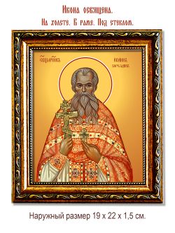 Иоанн Бороздин священномученик. Икона на холсте.